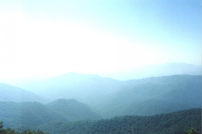Another View From Wayah Bald, June 25, 1998